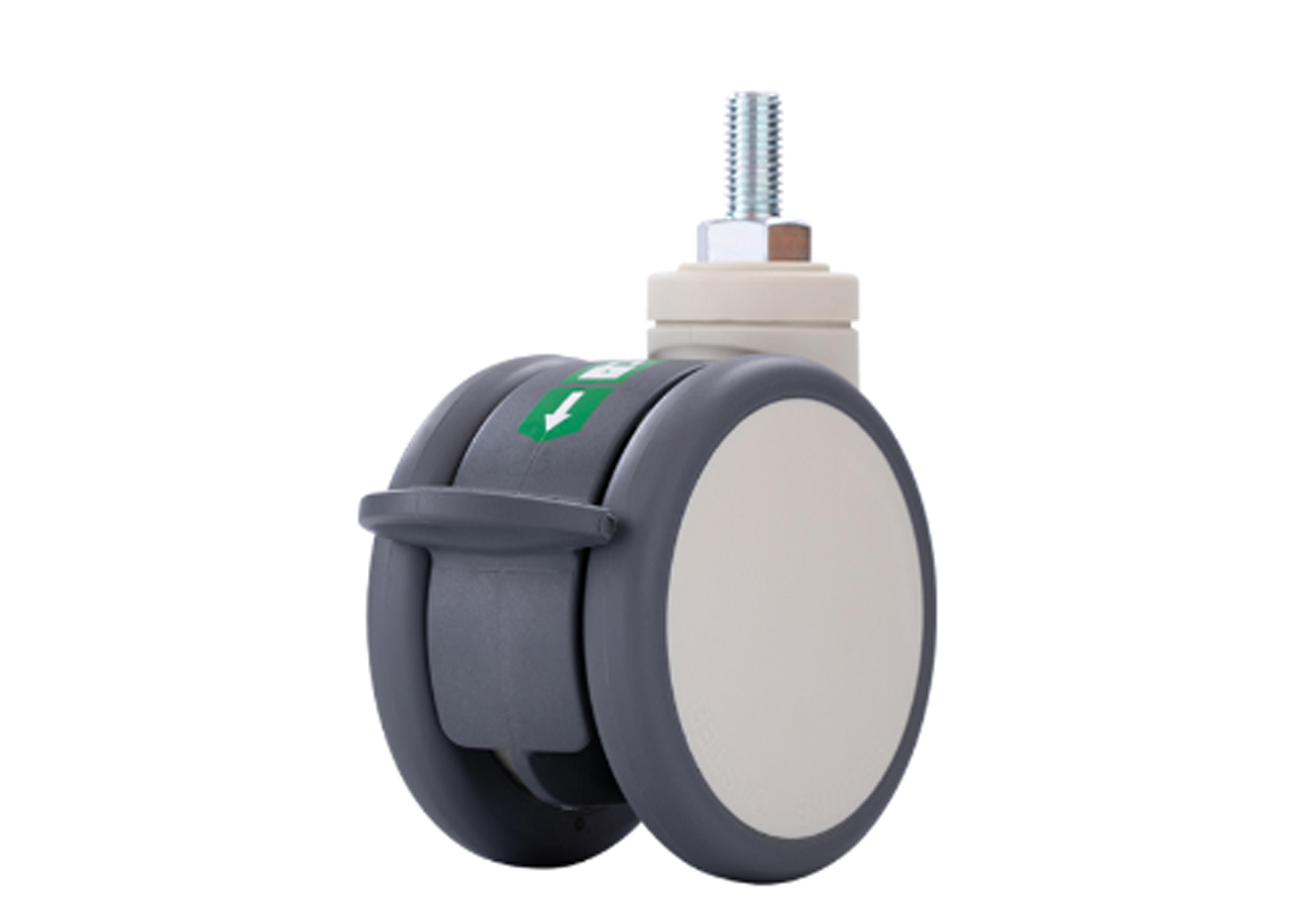 Medical vehicle wheel steering controller
